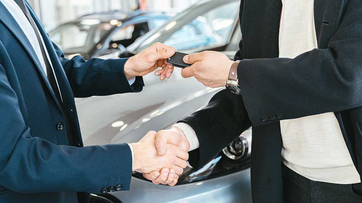 La vente entre un vendeur et un chef 'entreprise est conclue