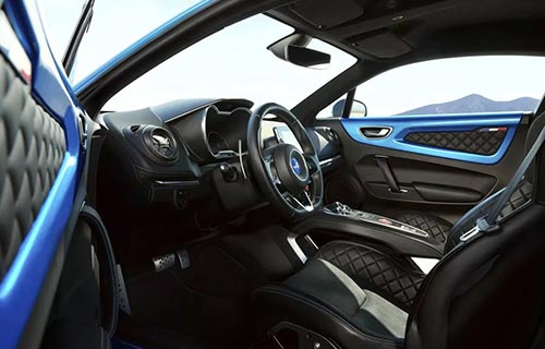 Alpine A110 intérieur