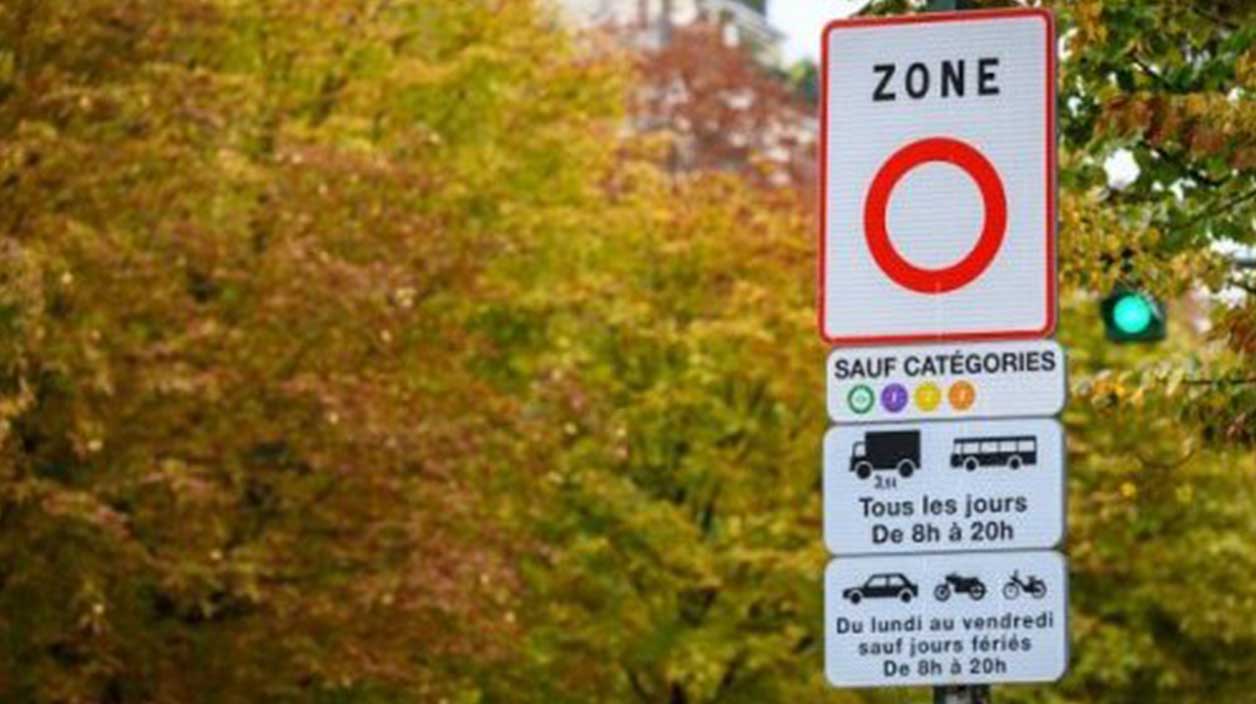 Panneau zones à faibles émissions