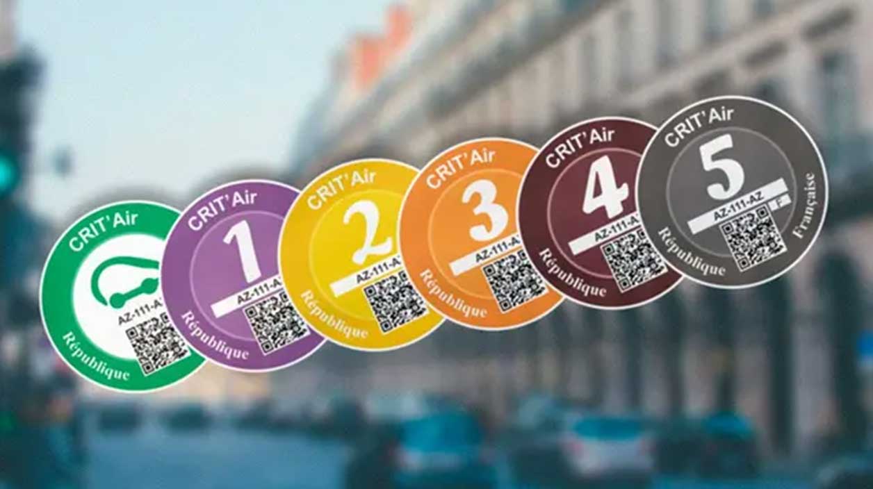 Les vignettes crit'air obligatoires depuis le 1er janvier 2025