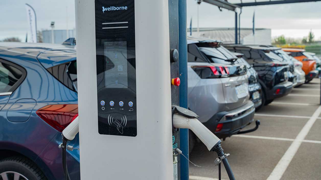 Autreborne de rechargée pour voiture électrique