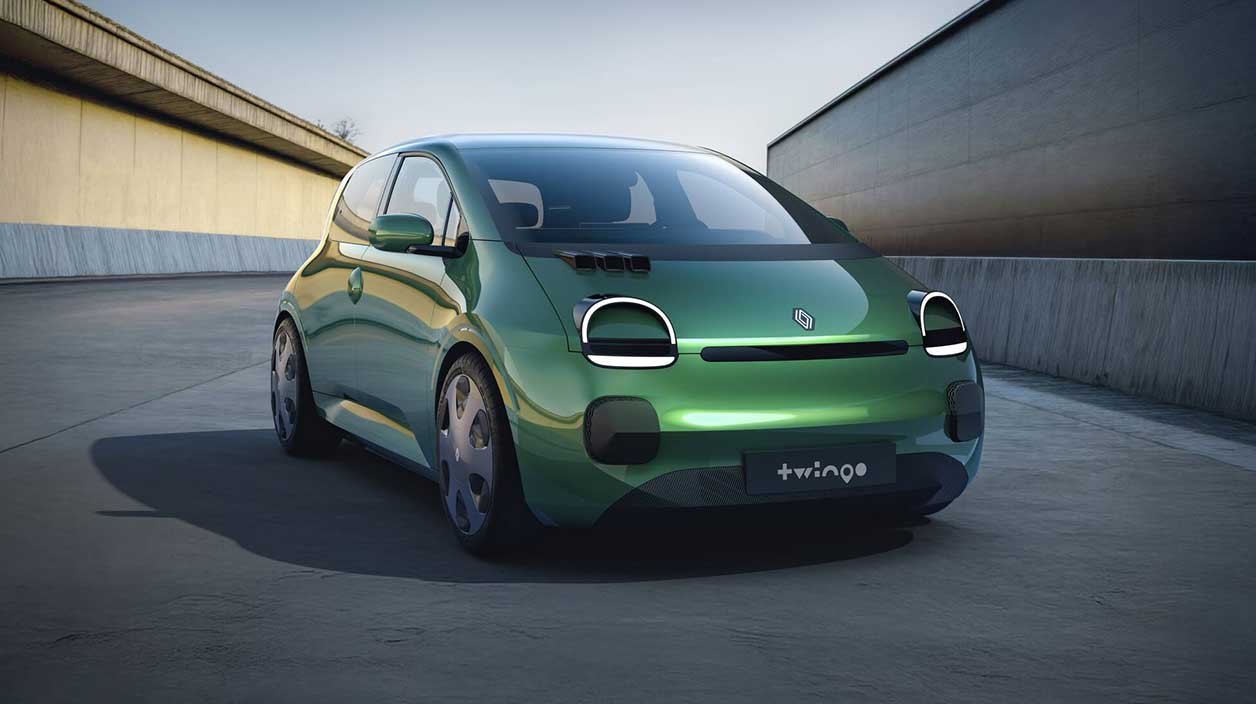 Twingo 6 de couleur verte comme une grenouille à moins de 25000 euros