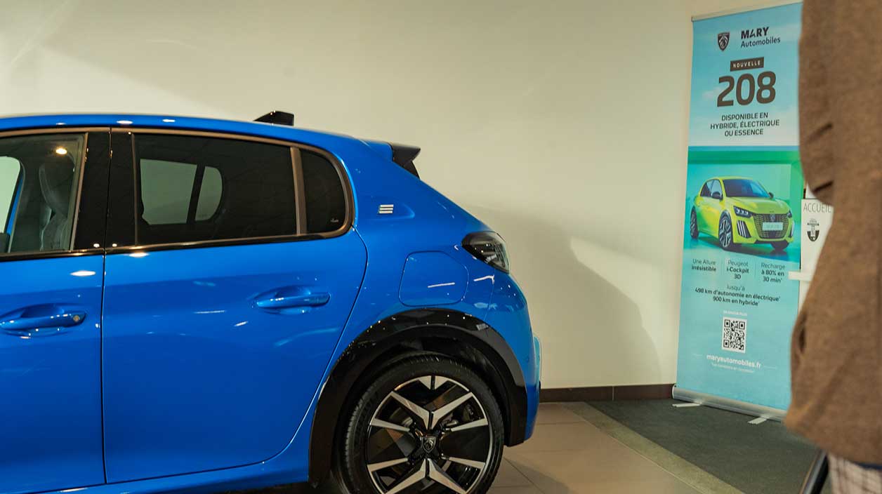 Peugeot e208 électrique 