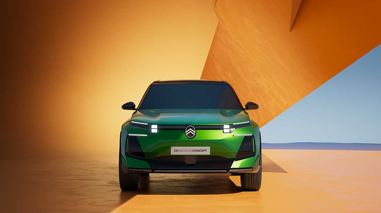 Nouveau C5 Aircross Concept 2024 design exterieur avant