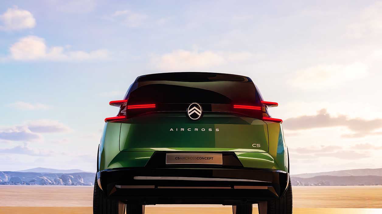 Nouveau C5 Aircross Concept 2024 design exterieur arriere