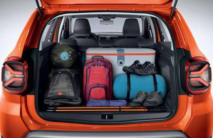 Nouveau Dacia Duster coffre