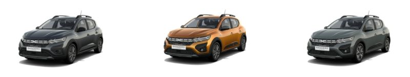 Nouvelle Dacia Sandero Stepway finitions