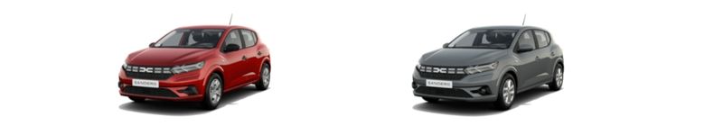 Nouvelle Dacia Sandero finitions