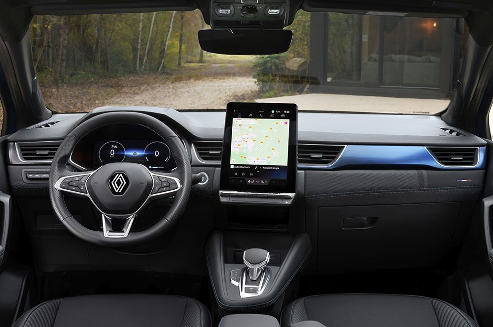 tableau de bord renault captur