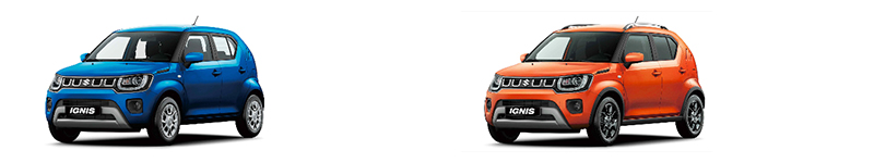 Suzuki Ignis Hybrid finitions 