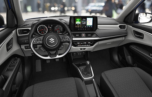 Design intérieur Suzuki Swift Hybrid