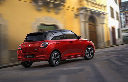 Design extérieur Suzuki Swift Hybrid