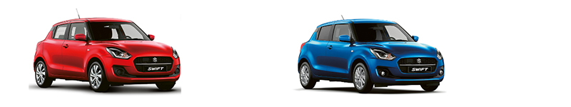 Suzuki Swift Hybrid finitions 