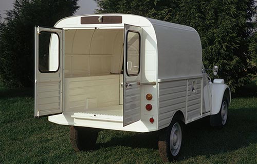 Citroën 2CV AU intérieur