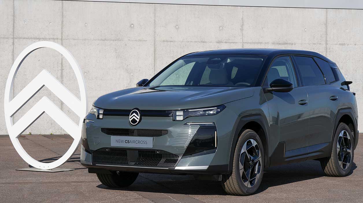 Vue avant du nouveau c5 aircross