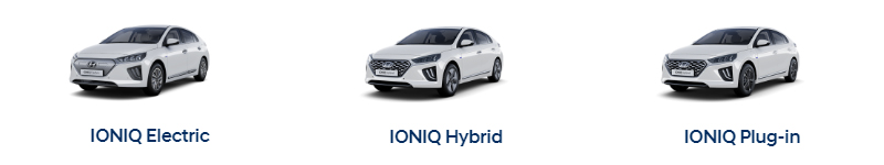 La gamme IONIQ 