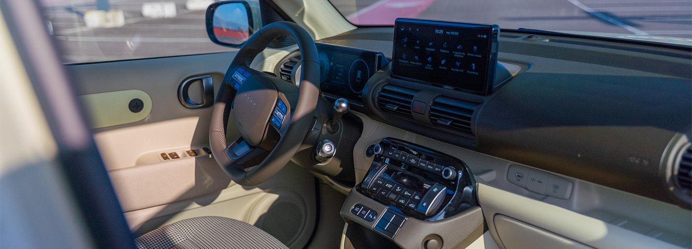 Nouveau véhicule Hyundai Inster design interieur