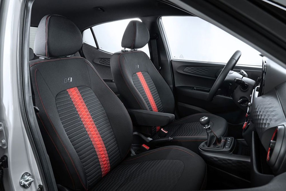 Intérieur nouvelle Hyundai i10 2023