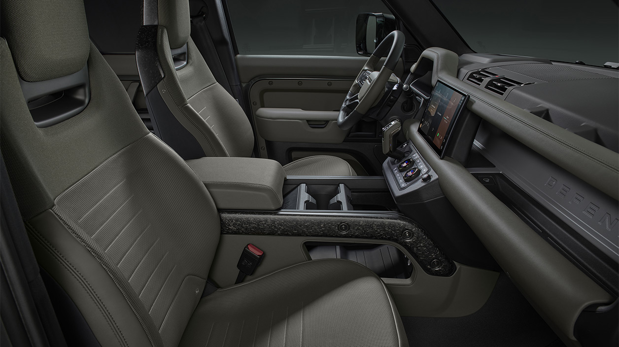 Nouveau Defender Octa design interieur avant
