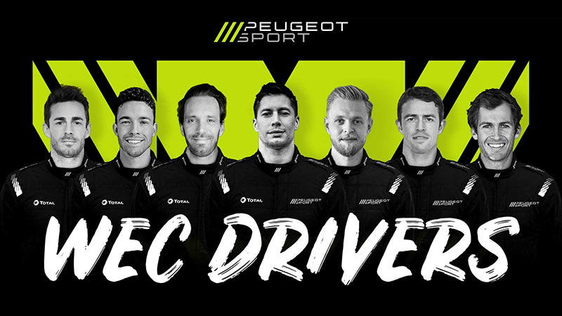 wec drivers peugeot sport hypercar