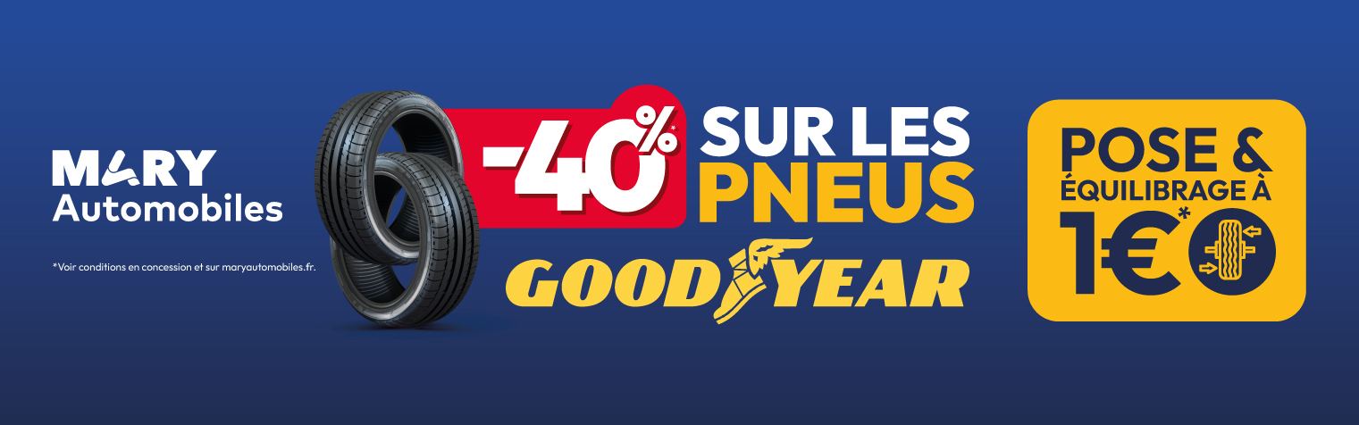 Promotions pneus Goodyear