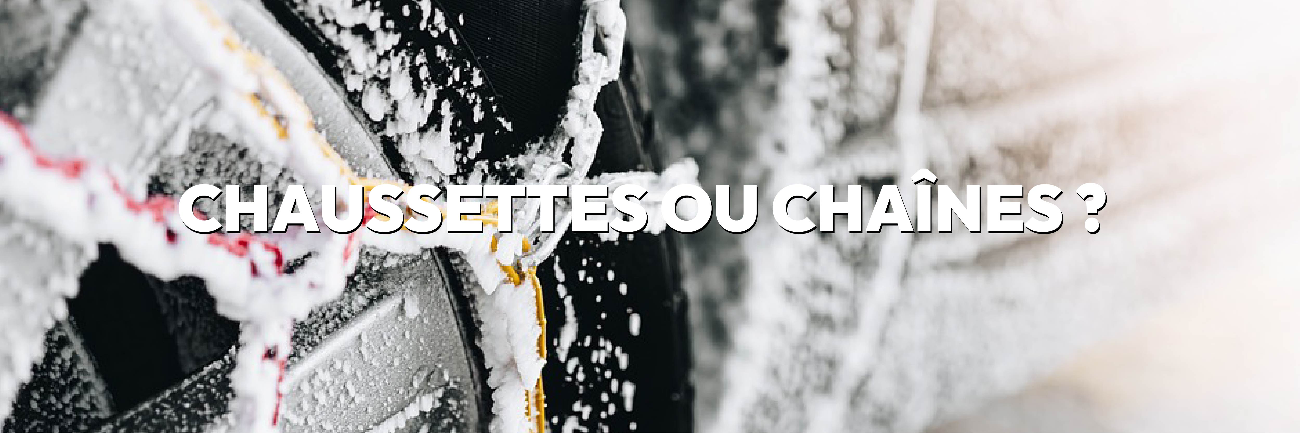 Pneus hiver, toutes saisons, chaînes, chaussettes à neige : on a testé pour  vous !