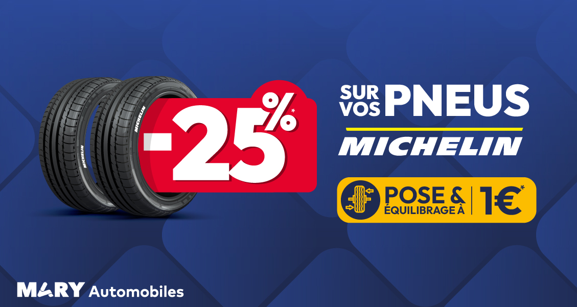 illustration offre Offre remise sur les pneus Michelin - Réseau Mary Automobiles